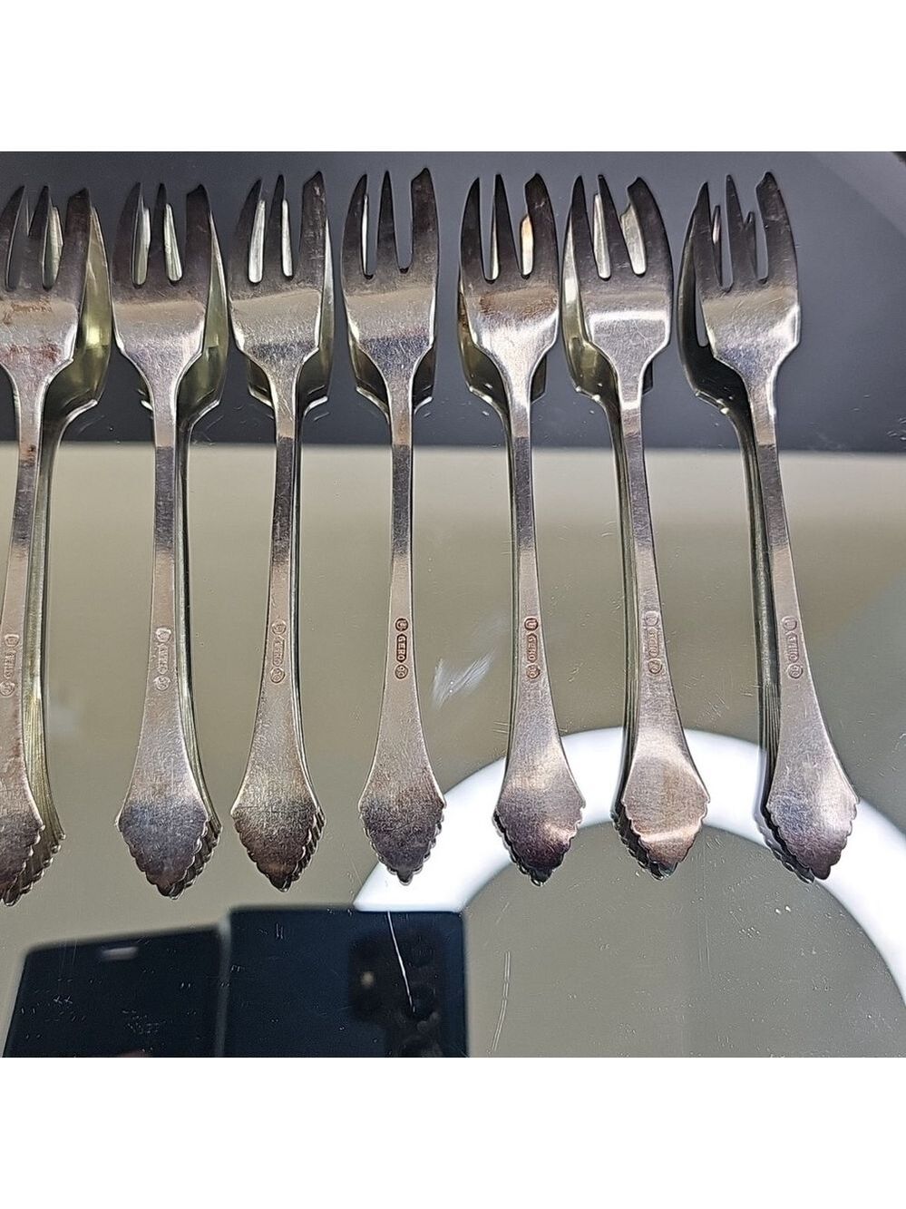 Gero 90 Collectible Forks Set Of 8pcs 5.5inch Netherlands - Picture 9 of 13